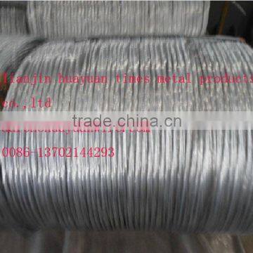 ( factory) JIS3547 SWMGS-3 2.20 mm galvanized iron wire for CHAIN LINK FENCE