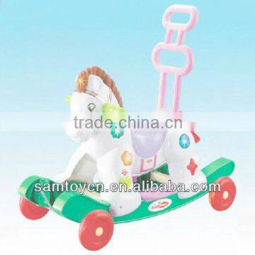 Multifunction plastic big toy horse