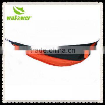 Watower outdoor double camping hammock nylon parachute