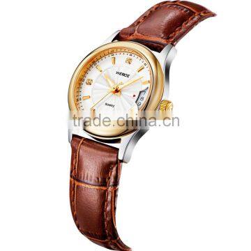 WEIDE Dive Watch Genuine Leather Strap Watches Women Dress Expensive Watches Champion Watches Manufacturers WG93006 photo-3