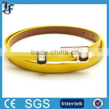 candy color high quality pu leather belt