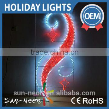 Led Light Christmas Pole Motif Light/christmas Street Led Lighted