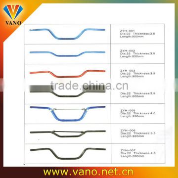 Hot Sales Colorful 28 mm / 22mm Solid /27cm types of motorcycle handlebars