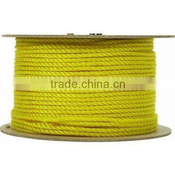 Twisted yellow Polypropylene Rope