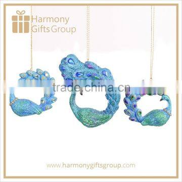 Hanging Christmas Decorative Decoration Peacock Ornament