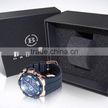 New luxury cardboard watch box packaging, paper watch gift packaging, watch box