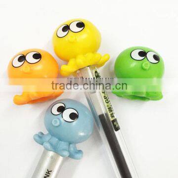 Toy octopus pencil topper
