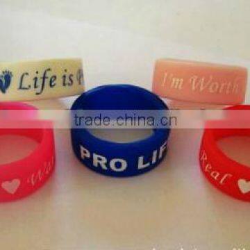 fashion silicone finger o rings