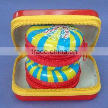 Decorative zipper tin cans from tin can manufacturer in Dongguan