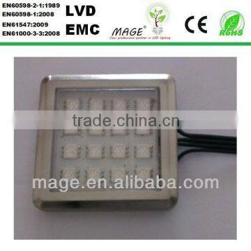 12V DC 3W RGB led cabinet light