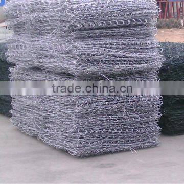 high quality coated by galvanized hot dipped woven mesh gabion box