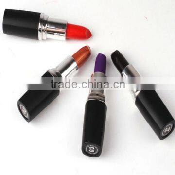 Wholesale High Quanlity Sexy Safe Black Purple Colors Brands Natural Matte Waterproof Lipstick photo-4