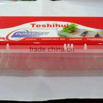 Rectangle Plastic Food Storage Container