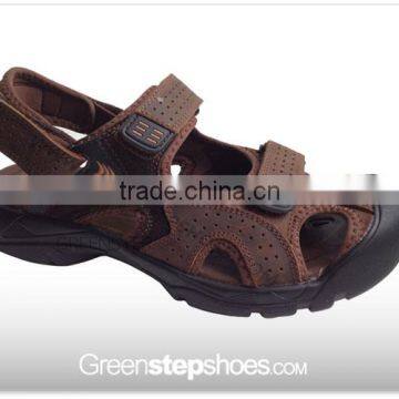 hot selling durable new style mens leather sandals