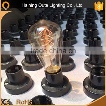 Up to 3000hours beautiful tungsten wire E27 220-240V 25W edison style light