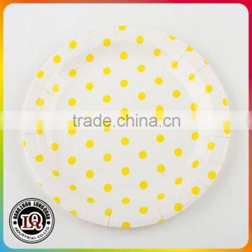 Disposable 9" Festival Partyware Round Paper Plate