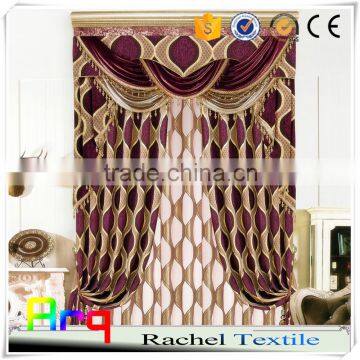 Lurex chenille -elegant jacquard style fabric for textile russia style