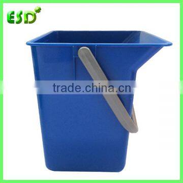 ESD 6L Cleaning Rectangular Plastic Bucket With Pour Spout