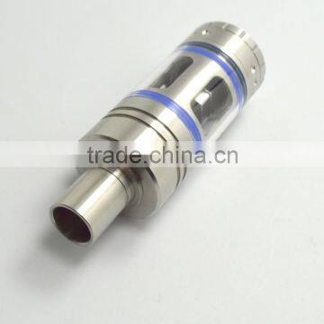 China 6.0ml pure stainless steel mod atomizer wholesale with organic cotton