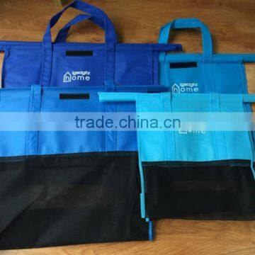 resuable Stylish foldable trolley shopping bags wholesale