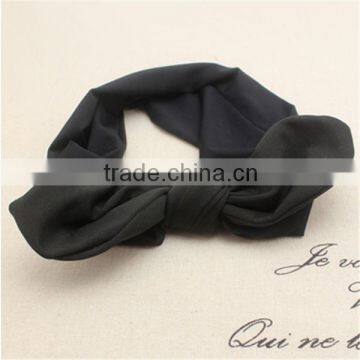 Sya classic black design solid color headbands for teen girls