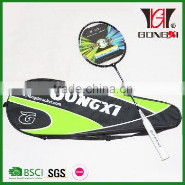 GX-6012 BLACK hot sell aluminium&steel create your own brand badminton racquet/brand badminton rackets