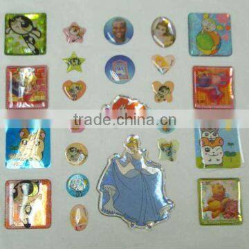 clear epoxy resin sticker