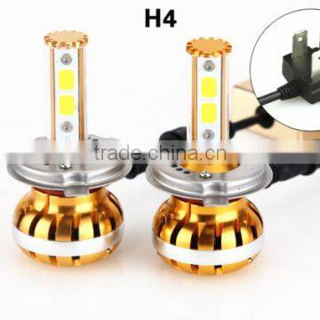 h4 h7 car led headlight 1200lm high power led auto headlights h4 led headlight p43t