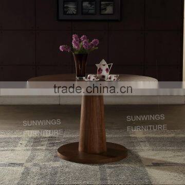 no Folded Solid Wood Round Dining Table With 6chairs photo-2