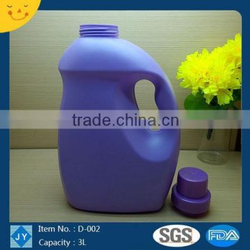 3L 100oz HDPE Plastic bottle, plastic Laundry Liquid Detergent liquor Bottle