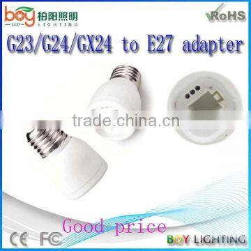 Hot G24 4pin to e27 adapter g24 to e27 adaptor g23 to e27 adaptor