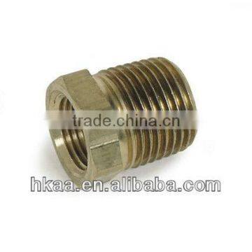brass threaded pipe fitting bushing