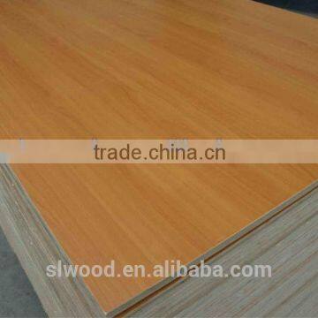 cherry melamine/wood grain plywood, high quality E1 glue