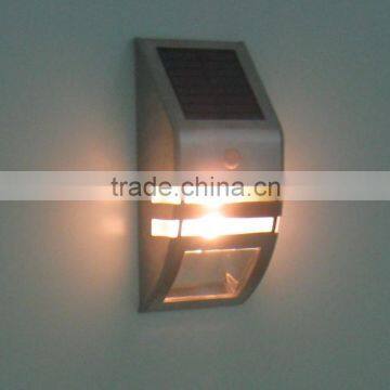 wholesale hot selling solar light PIR motion sensor solar wall light with sensor