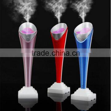 Torch shape air humidifier usb mini flower aroma diffuser with light