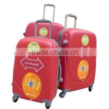 Red ABS trolley bags