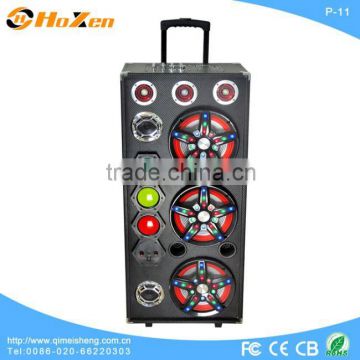 portable bluetooth speaker with fm radio ,USB,SD ,Remote ,ball light ,portable speaker L-91