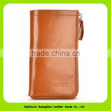 16668 Good quality leather car key case holder