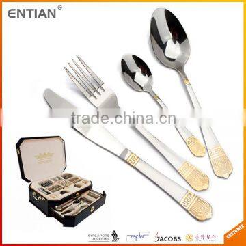 72pcs cutlery set stainless steel with box