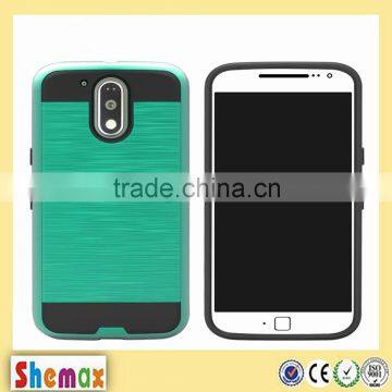 2016 Wholesale protect metal brush case for motorola moto g4 plus,Cover for motorola moto g4 plus