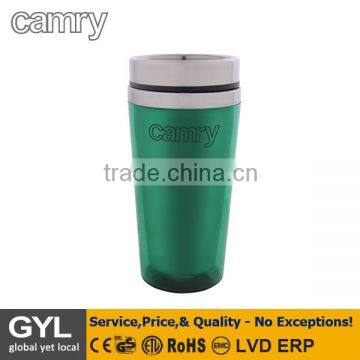 Thermal Mug; Inner and outer walls made of high quality stainless steel For hot and cold beverages Maintains the temperature for