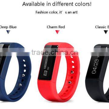Best Selling I5 Plus Smart Bracelet Bluetooth 4.0 Waterproof Sleep Monitor Smart Band Android 4.3 & IOS7.0 Smart Watch