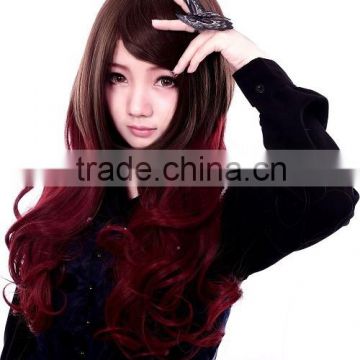 2015 Soft touch zipper long synthetic wigs