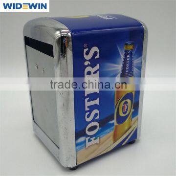 Italy style tissue case customized logo tin tissue box