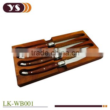 laguiole wooden cheese knives