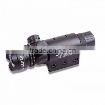 GREEN Laser Sight Dot Scope Hunting Rifle & Rail Mount & Box Set W/2 Switches photo-4