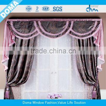 2015 Ready made panel polyester double layer curtain