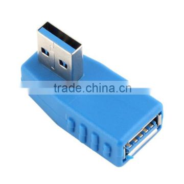 2016 High Quality 1Pc 90 Degree Vertical Left Angled USB 3.0 Male to Female M/F Adapter Connector