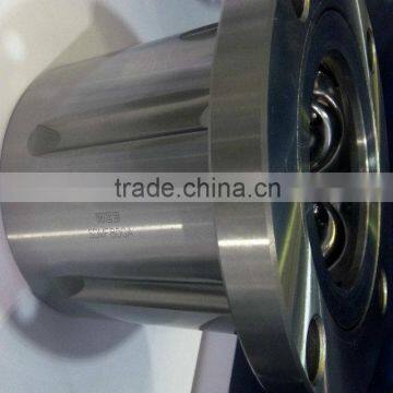 High temperature steel cage round flange linear bearing SDMF80GA