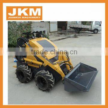 Quality mini gas fuel engine skid steer loader with regular bucket for sale